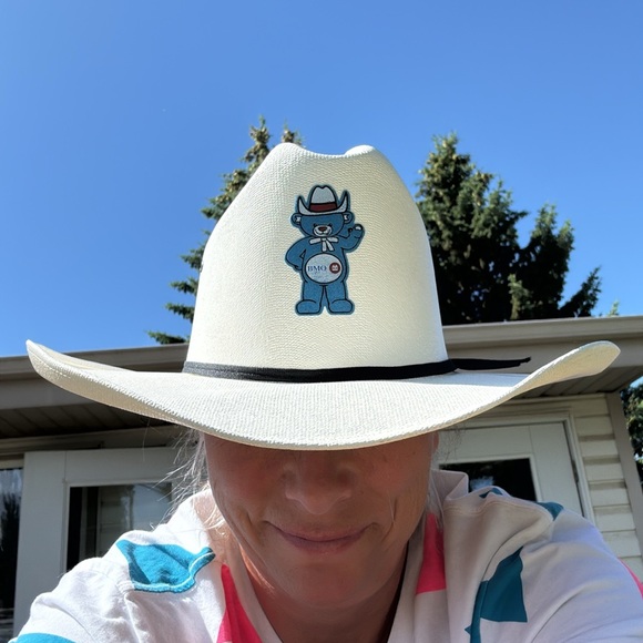 White cowboy hat, Calgary stampede Heidie/Howdy 1988 Calgary Olympics vintage - Picture 14 of 14